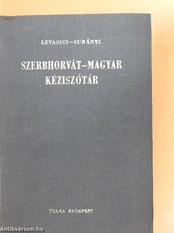 Szerbhorvát-magyar kéziszótár