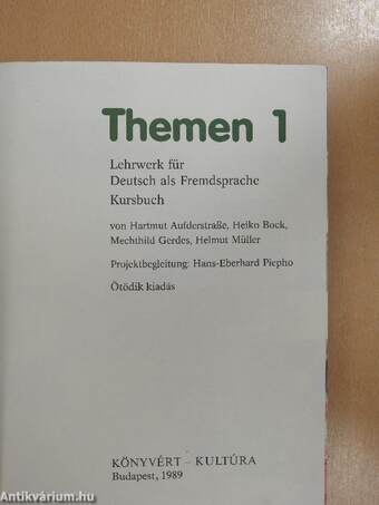 Themen 1 - Kursbuch/Arbeitsbuch