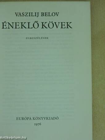 Éneklő kövek