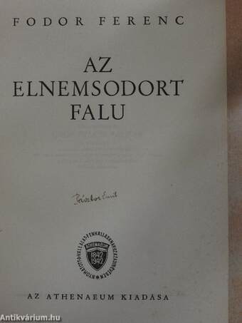 Az elnemsodort falu