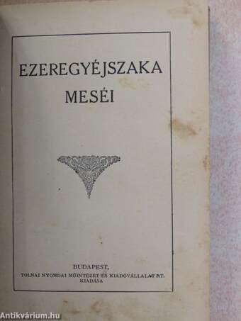 Ezeregyéjszaka meséi