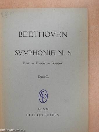 Symphonie Nr. 8 F dur