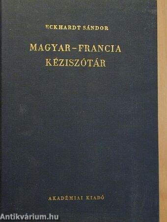 Magyar-francia kéziszótár