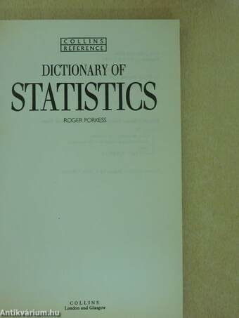 Dictionary of Statistics