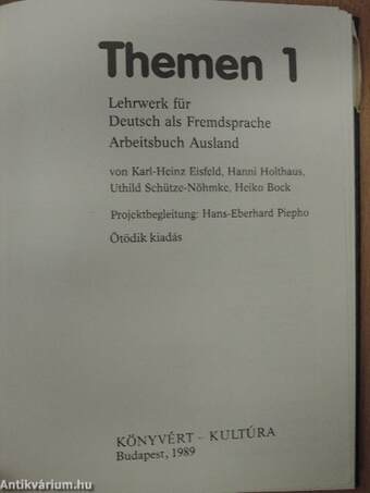 Themen 1 - Kursbuch/Arbeitsbuch