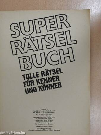 Super Rätsel Buch