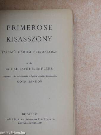 Primerose kisasszony