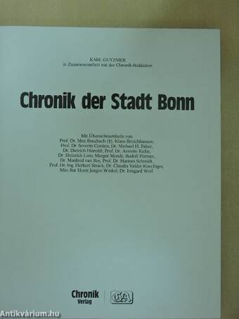 Chronik der Stadt Bonn