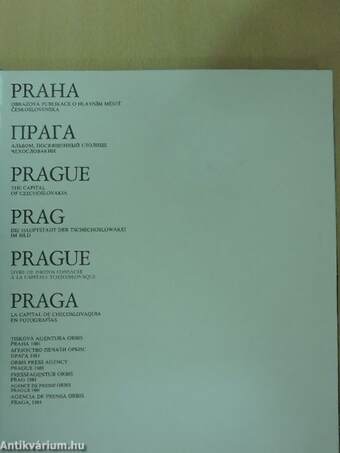 Praha/Prague/Prag/Prague/Praga