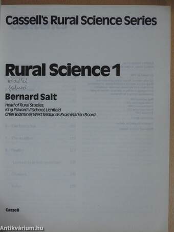 Rural Science 1