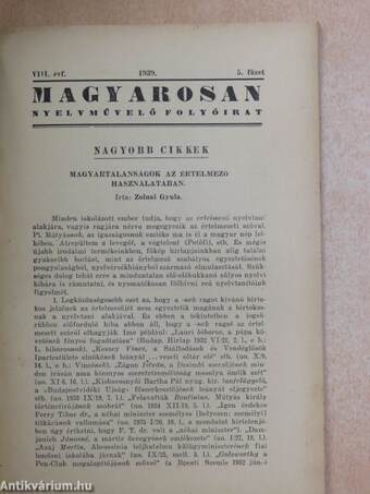 Magyarosan 1939/5.