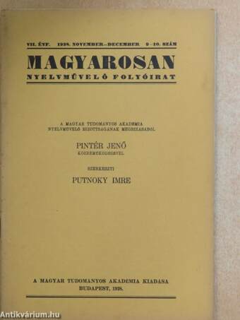 Magyarosan 1938. november-december