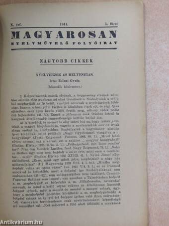 Magyarosan 1941/5.