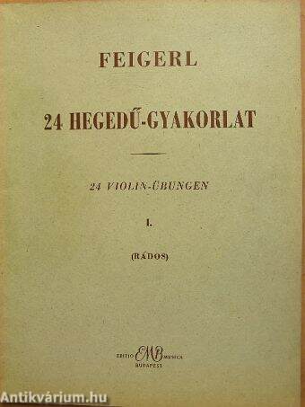 24 hegedű-gyakorlat I.