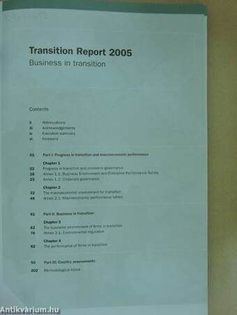 Transition report 2005