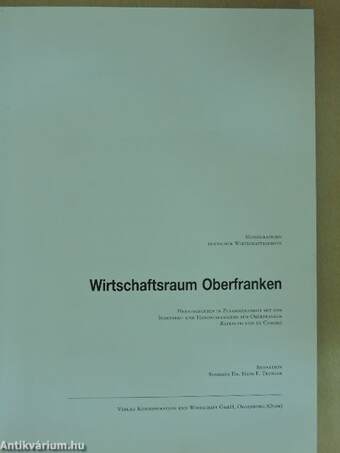 Wirtschaftsraum Oberfranken 