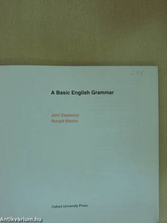 A Basic English Grammar