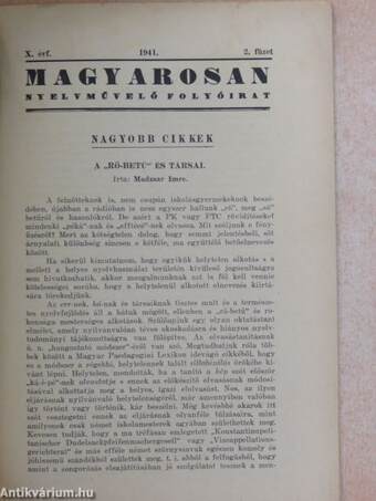 Magyarosan 1941/2.