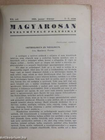 Magyarosan 1938. január-február