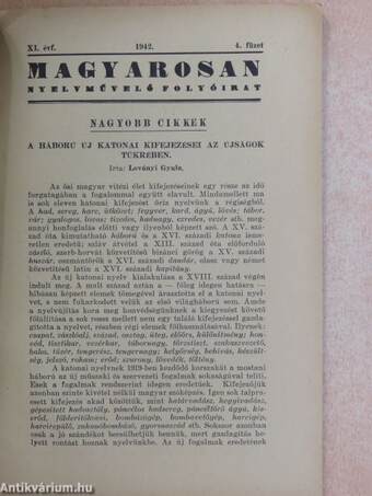 Magyarosan 1942/4.