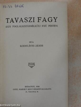 Tavaszi fagy