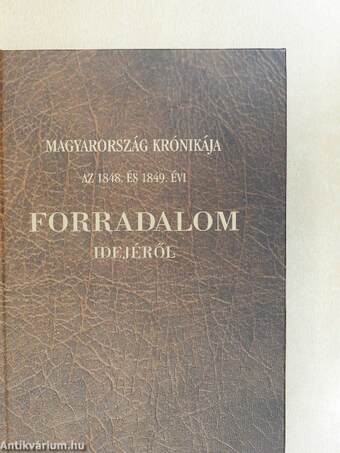 Magyarország krónikája az 1848. és 1849. évi forradalom idejéről I-II.