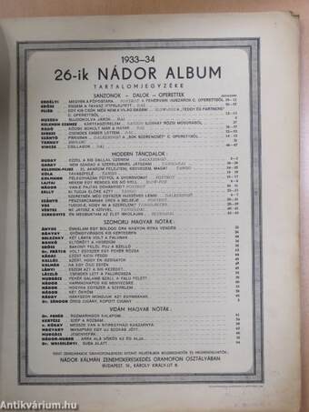 26-ik Nádor album