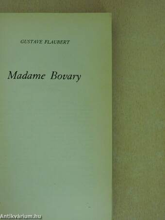 Madame Bovary