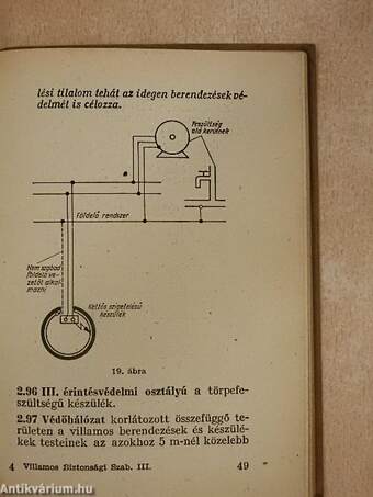 MSZ 172/1. lap-62 érintésvédelmi szabályzat 1000 V-nál kisebb feszültségű berendezések számára