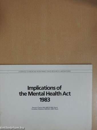 Implications of the Mental Health Act 1983