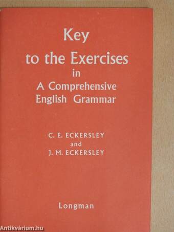 Key to the Exercises in A Comprehensive English Grammar