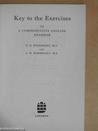 Key to the Exercises in A Comprehensive English Grammar