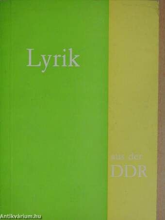 Lyrik aus der DDR