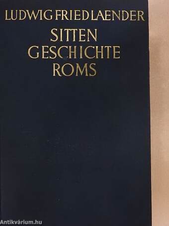 Sittengeschichte Roms