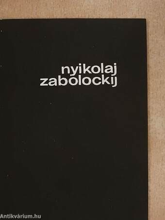 Nyikolaj Zabolockij