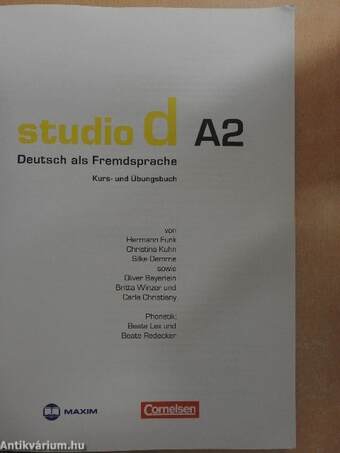 Studio d A2 - Kurs- und Übungsbuch - CD-vel