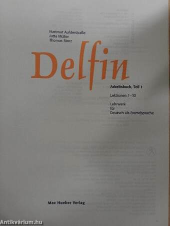 Delfin 1. - Arbeitsbuch