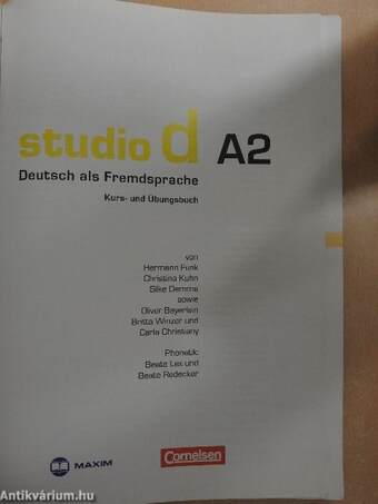 Studio d A2 - Kurs- und Übungsbuch - CD-vel