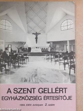 A Szent Gellért egyházközség értesítője 1994/2.
