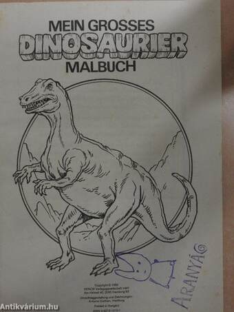 Mein Grosses Dinosaurier Malbuch