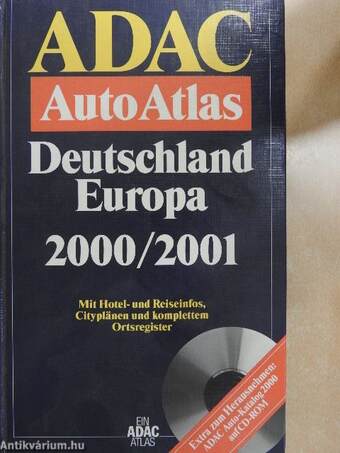 ADAC AutoAtlas Deutschland Europa 2000/2001