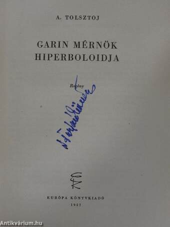 Garin mérnök hiperboloidja