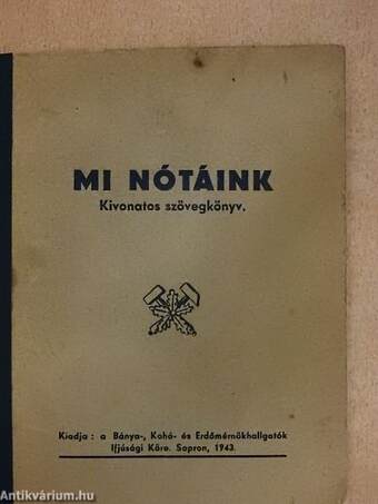 Mi nótáink