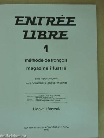 Entrée libre 1/I.