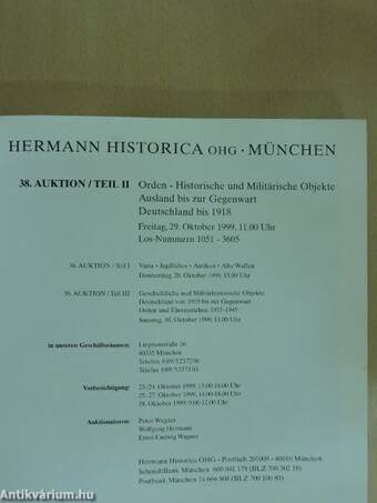 Hermann Historica OHG - München