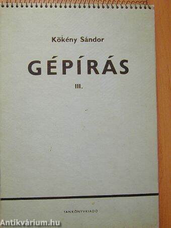 Gépírás III.