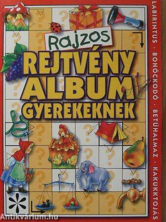 Rajzos rejtvényalbum gyerekeknek