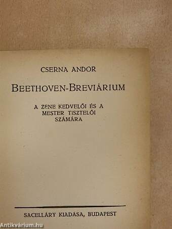 Beethoven-breviárium