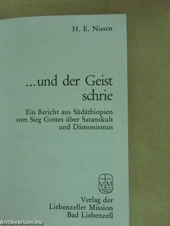 ... und der Geist schrie