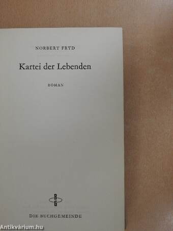 Kartei der Lebenden